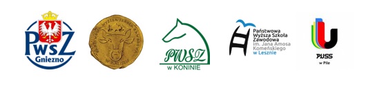 logotypy uczelni wchodzących w ZW PUZ 